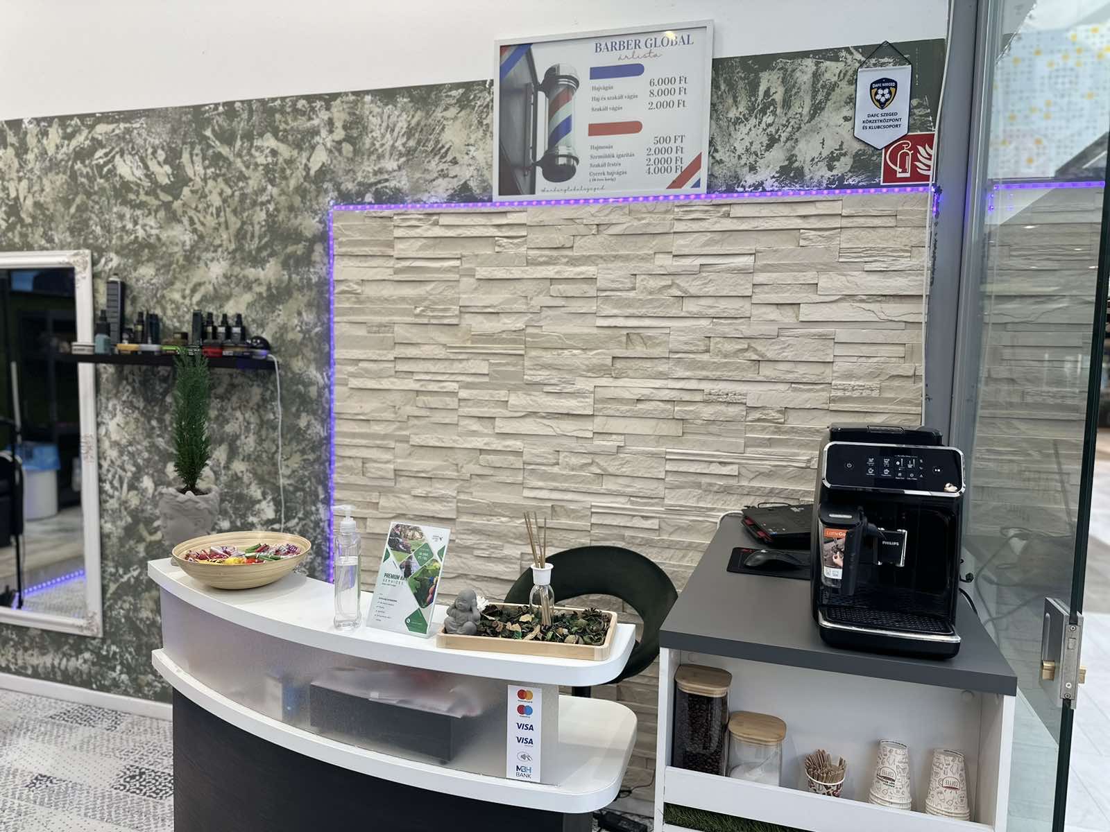 Plázában az új fodrász üzlet