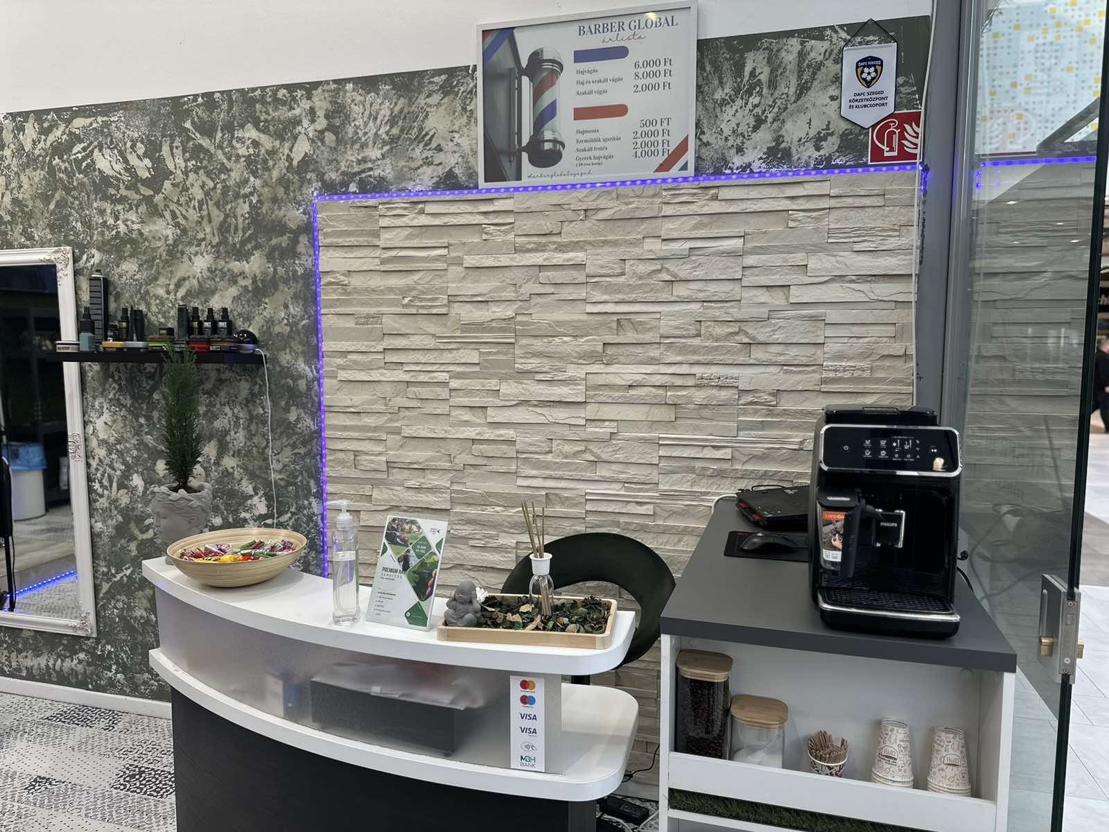 Ingyen kávé - Barber Global Szeged fodrászat